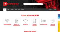 Desktop Screenshot of normapress.pl