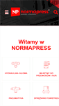 Mobile Screenshot of normapress.pl