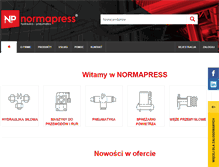 Tablet Screenshot of normapress.pl
